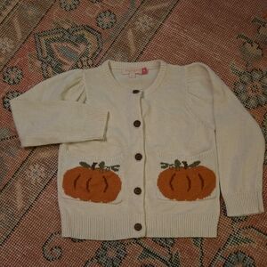 Pink Chicken Cream Knit Cardigan